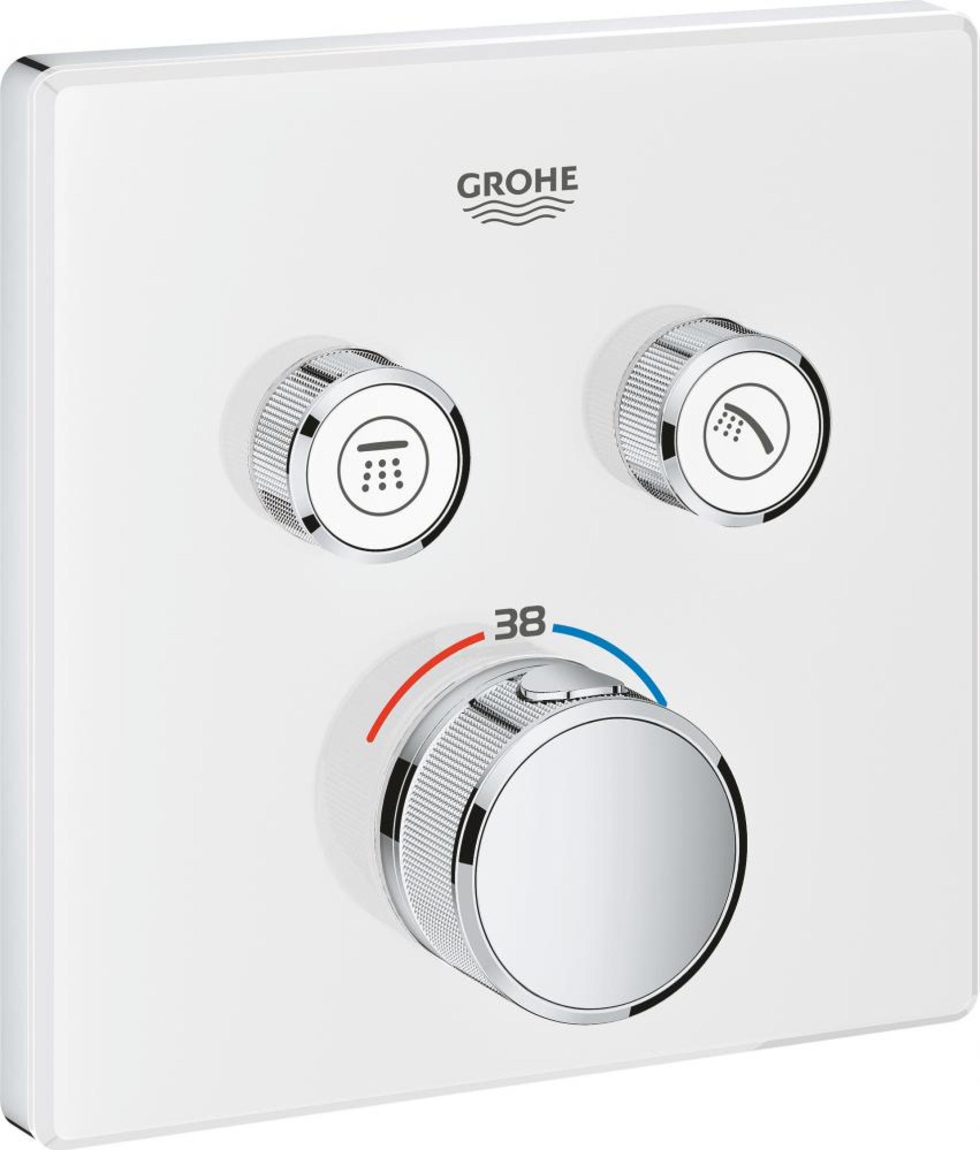 Термостат Grohe Grohtherm SmartControl 29156LS0 для ванны с душем moon white