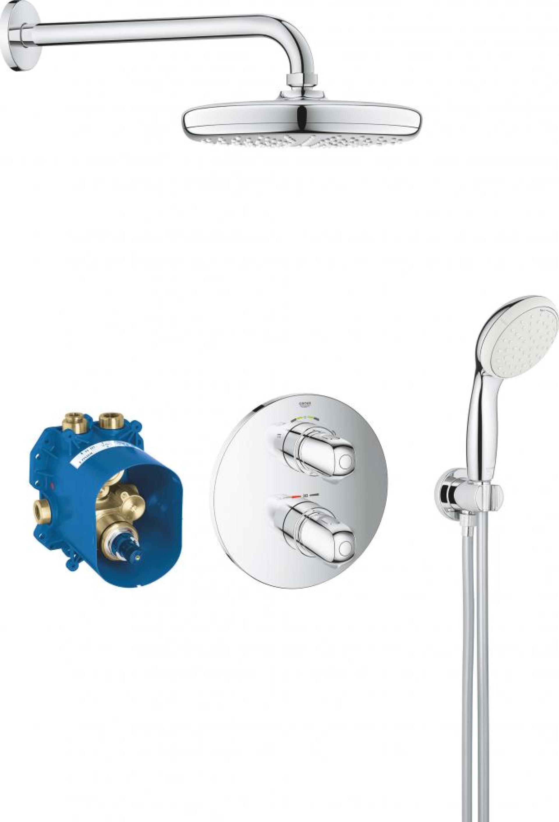 Душевой комплект Grohe Grohtherm 1000 34614001 С ВНУТРЕННЕЙ ЧАСТЬЮ