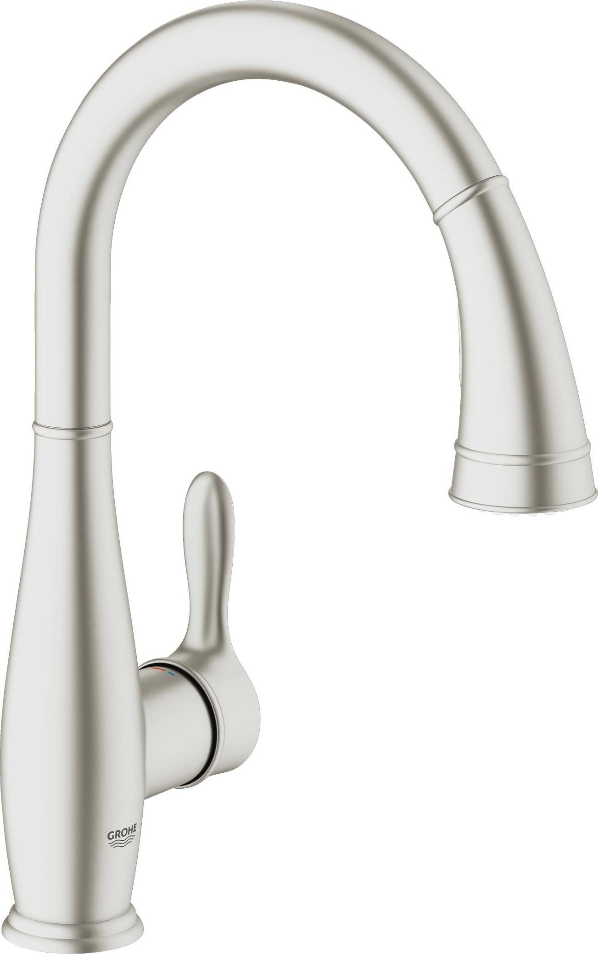 Смеситель для кухонной мойки Grohe Parkfield 30215DC0 суперсталь