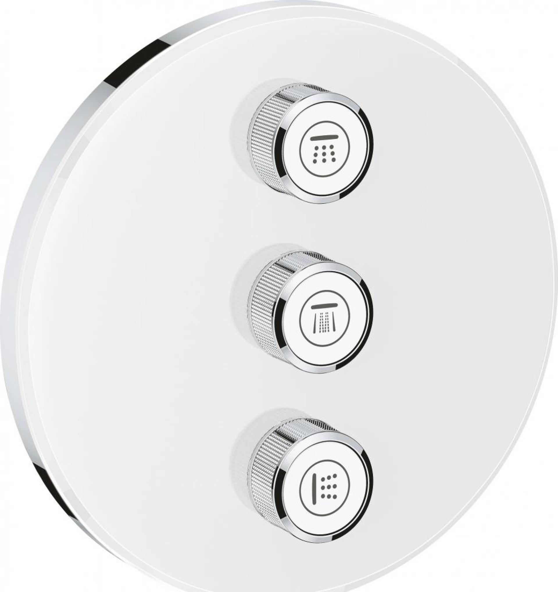 Переключатель потоков Grohe Grohtherm SmartControl 29152LS0 на три потребителя moon white