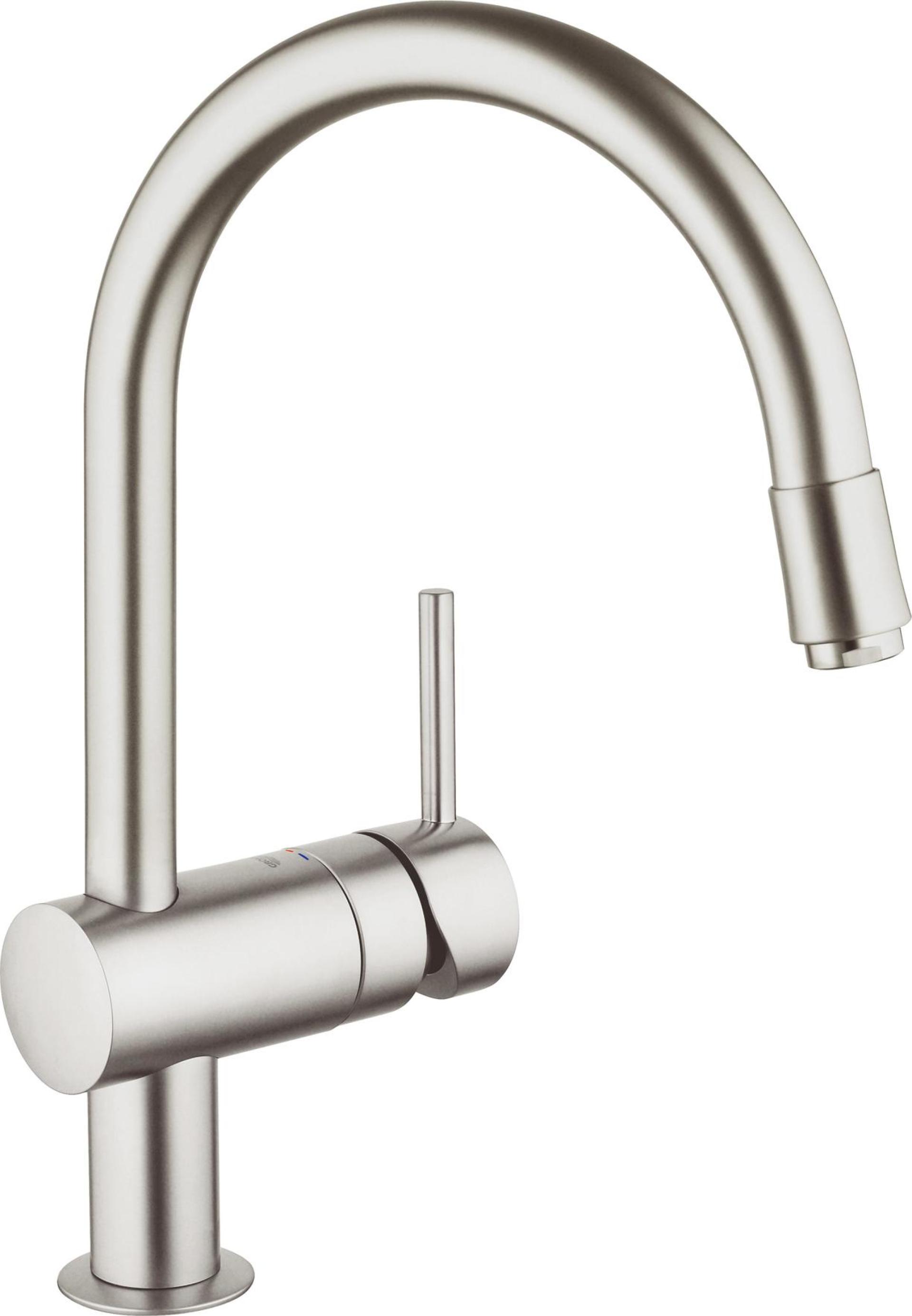 Смеситель для кухонной мойки Grohe Minta 32918DC0 суперсталь